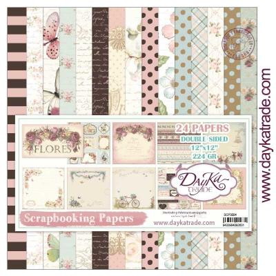 DayKa Trade Designpapier - Blumen